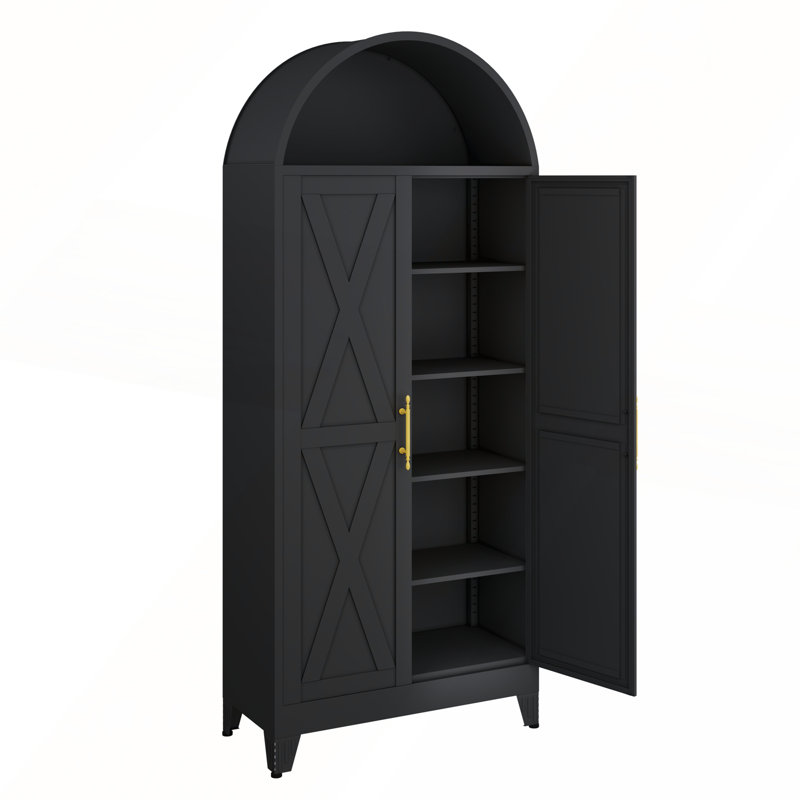 Armoire de rangement Elegant, Noir