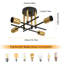 4-Light 40cm Simplicity Semi Flush Mount Light
