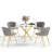 Elegant Round Glass Dining Table Set-1691476187-1691476190-1697343559