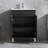 Gasha 24 " W Freestanding Standard Free Standing Single Double Single Vanity Bathroom Vanity With Ceramic Top