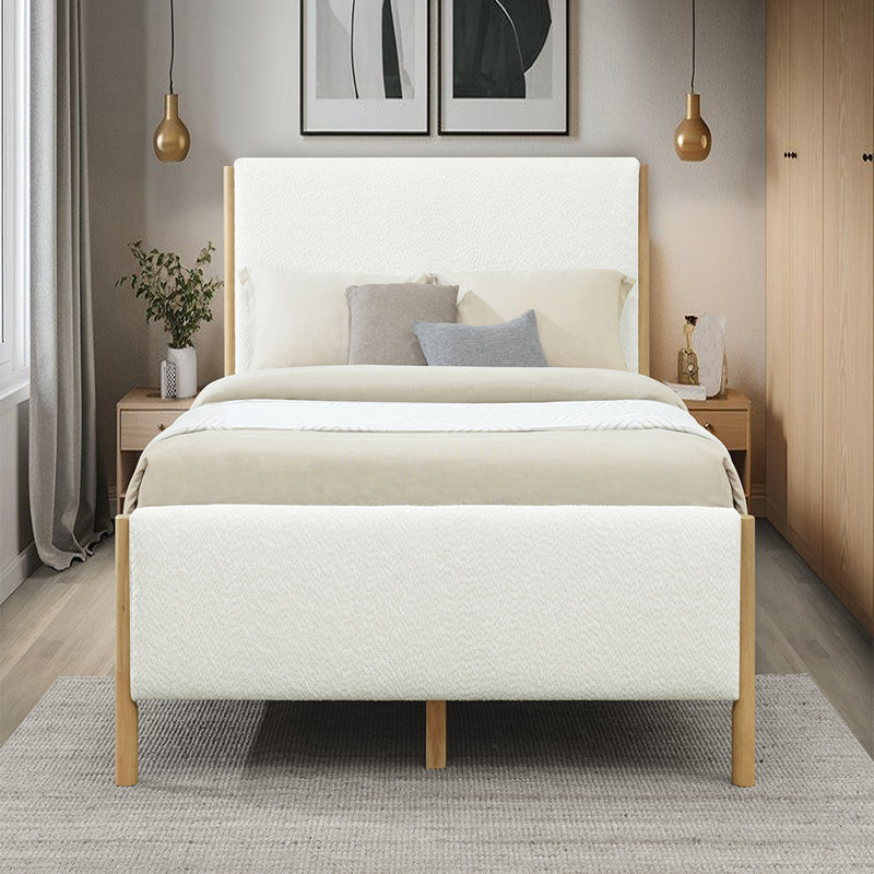 Queen Size Bed (White)