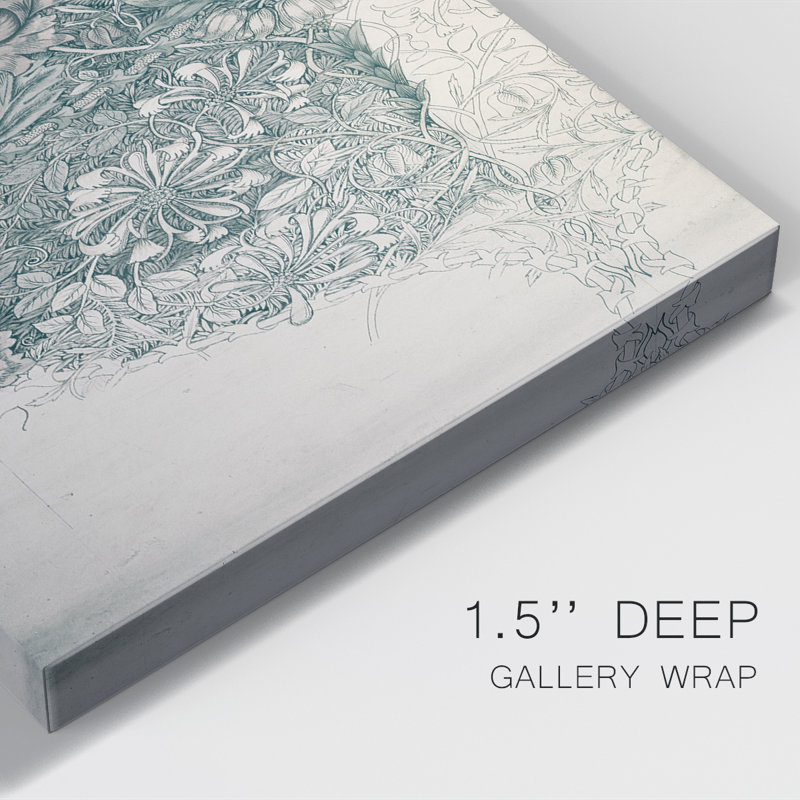Vintage Abstract Print CXXXIII -Gallery Wrapped Canvas, H 13 po x l 9 po