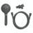 5-setting Handheld Shower Head, Matte Black