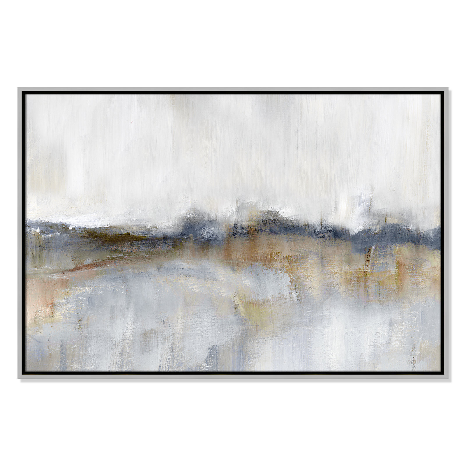 Autumnal Tide Print by Nan, 25.5" H x 37.5" W, Silver