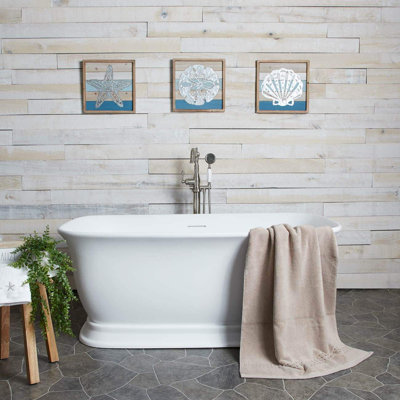 59'' x 31'' Freestanding Soaking Acrylic Bathtub