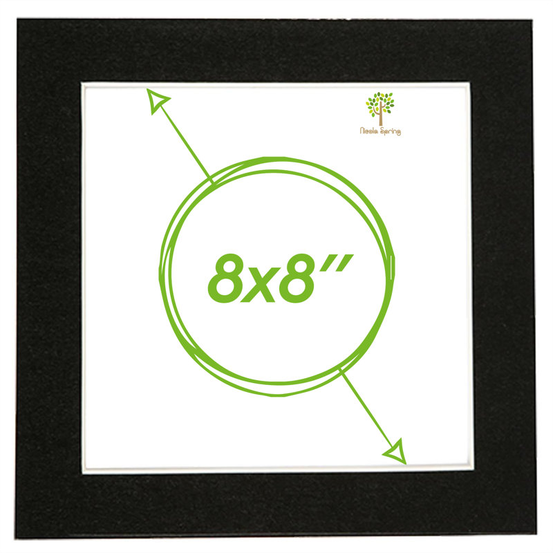 Nicola Spring - Picture Mount, Ivory, 20cm H x 20cm W x 0.5cm D