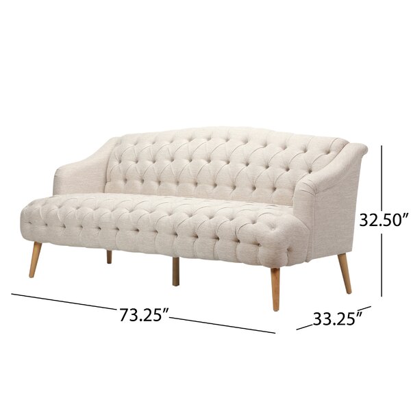 Rosdorf Park Starkey 73.25'' Upholstered Sofa & Reviews | Wayfair