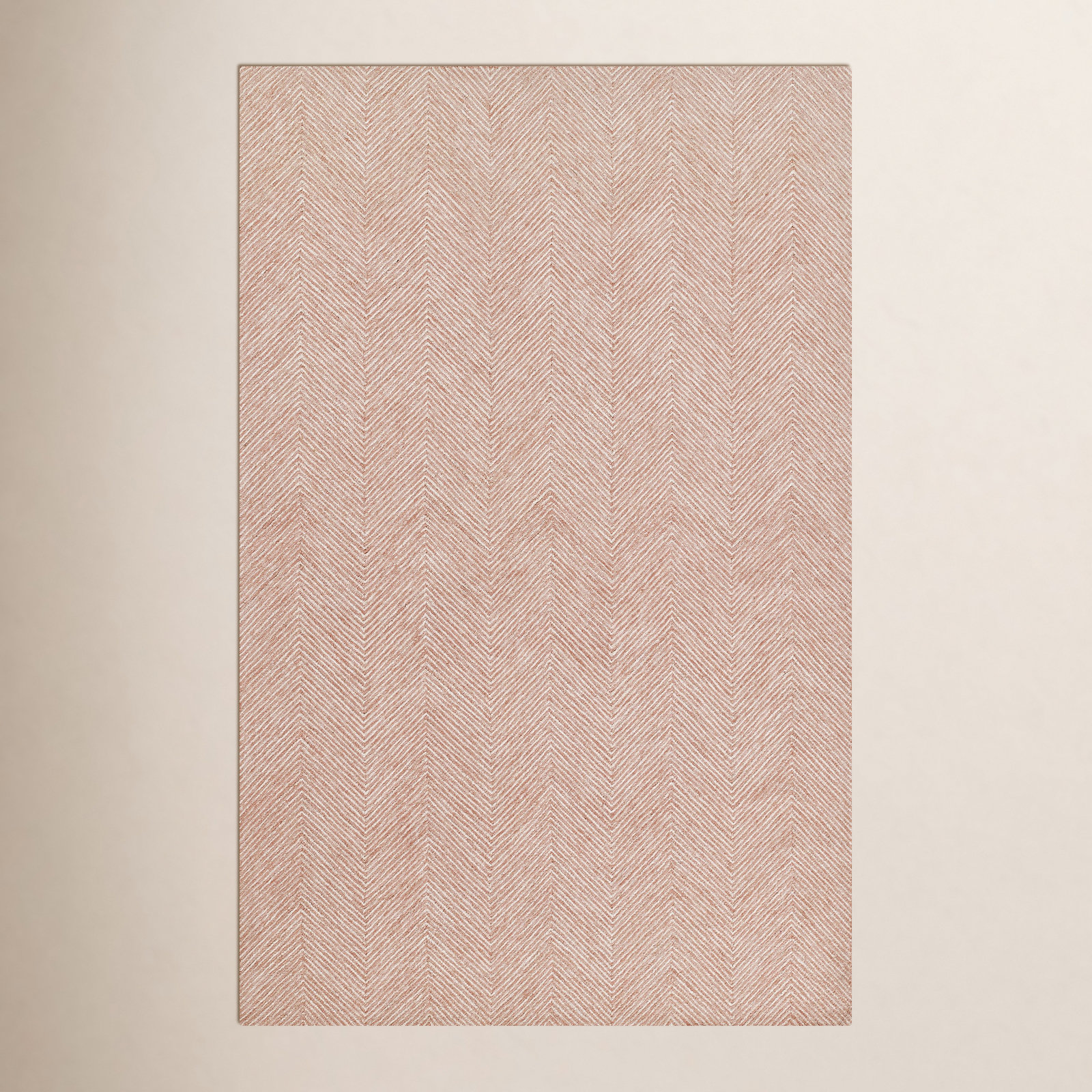 Beker Pink Hand-Tufted Wool Rug, Rectangle 9' x 12'