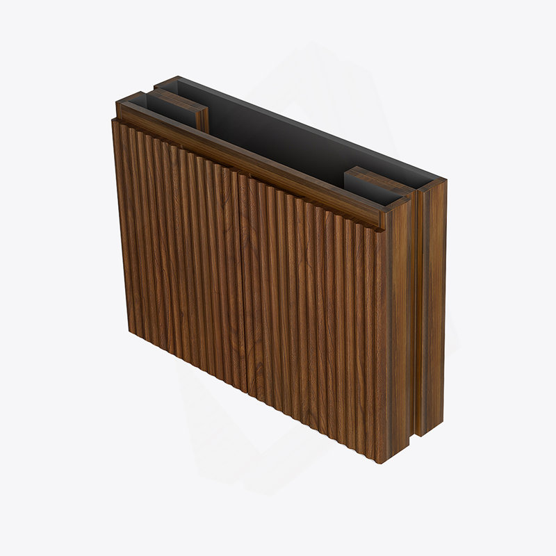 Armoire de salle de bain pliable, Noyer