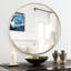 Miroir de salle de bain rond 24 po avec cadre en métal doré (W2203P182026)-855940423
