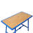 Foldable Work Bench,Workshop Tool Bench,Packing Table Mounting Table Assembly Table,660Lbs Load Capacity,For Workshop, Garage,Blue