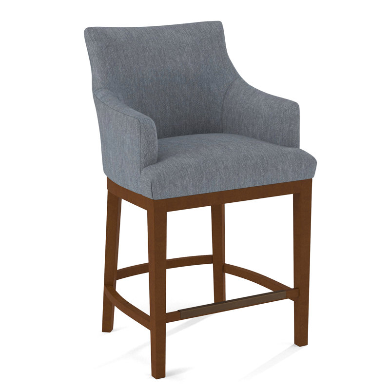 Upholstered Counter Stool, English Saddle, 61606-88