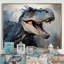 Dinosaur Blue T Rex Supreme sur toile-1124171046-1320896620