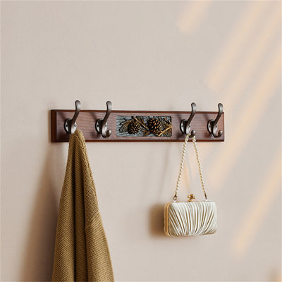Double-Layer Wall-Mounted Coat Hook (Drilling Required)