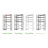 Lowis Adjustable Freestanding Over the Toilet Storage with 8 Shelves-412615180