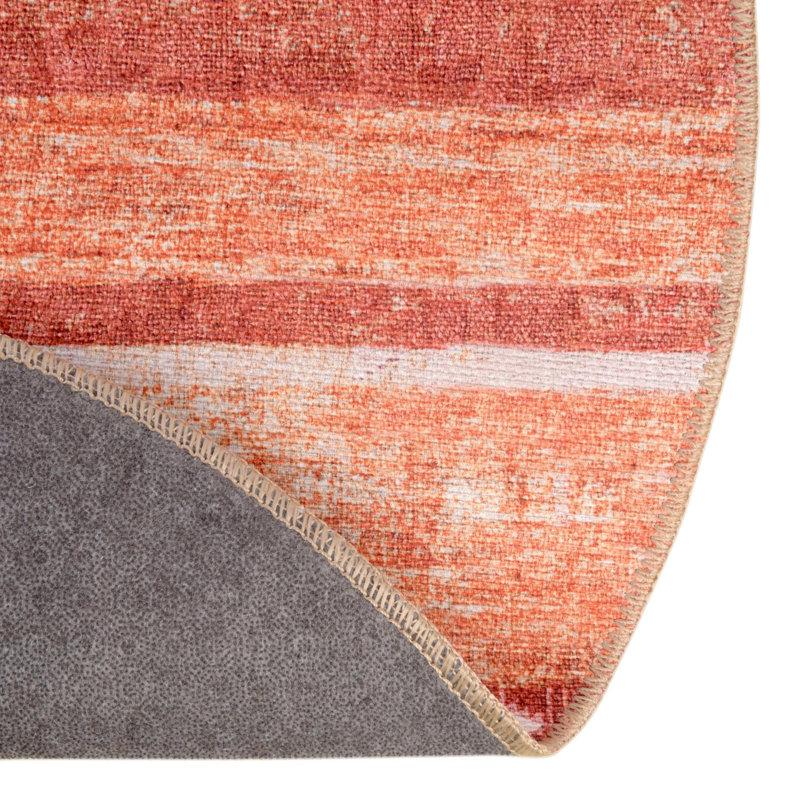 Audreyann Chenille Geometric Indoor Rug, Round 7'6"