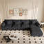 Canapé modulaire rembourré avec repose-pieds-110374989-110374988