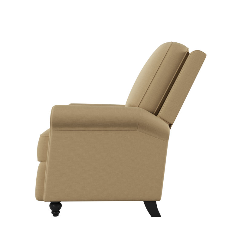 Leni Upholstered Recliner, Tan
