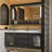 French style retro simple bathroom cabinet.-156235905