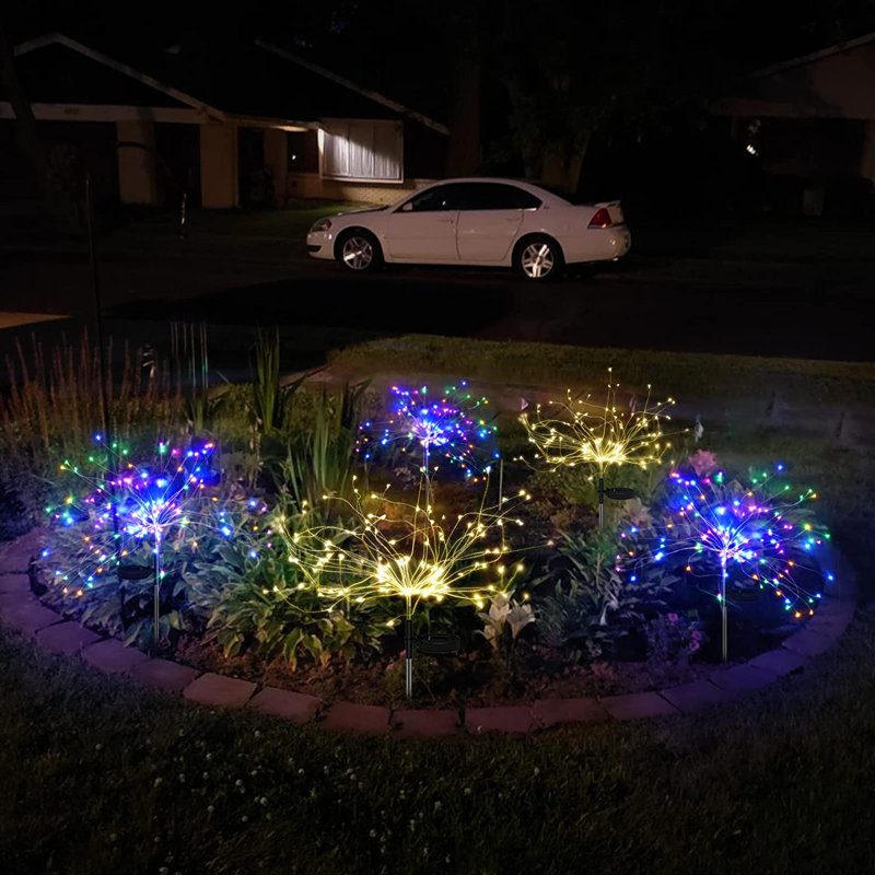 Solar Powered Integrated LED Pathway Light Pack, Blue