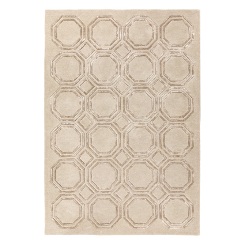 Quarry Geometric Hand Woven Area Rug, Rectangle 120 x 170cm