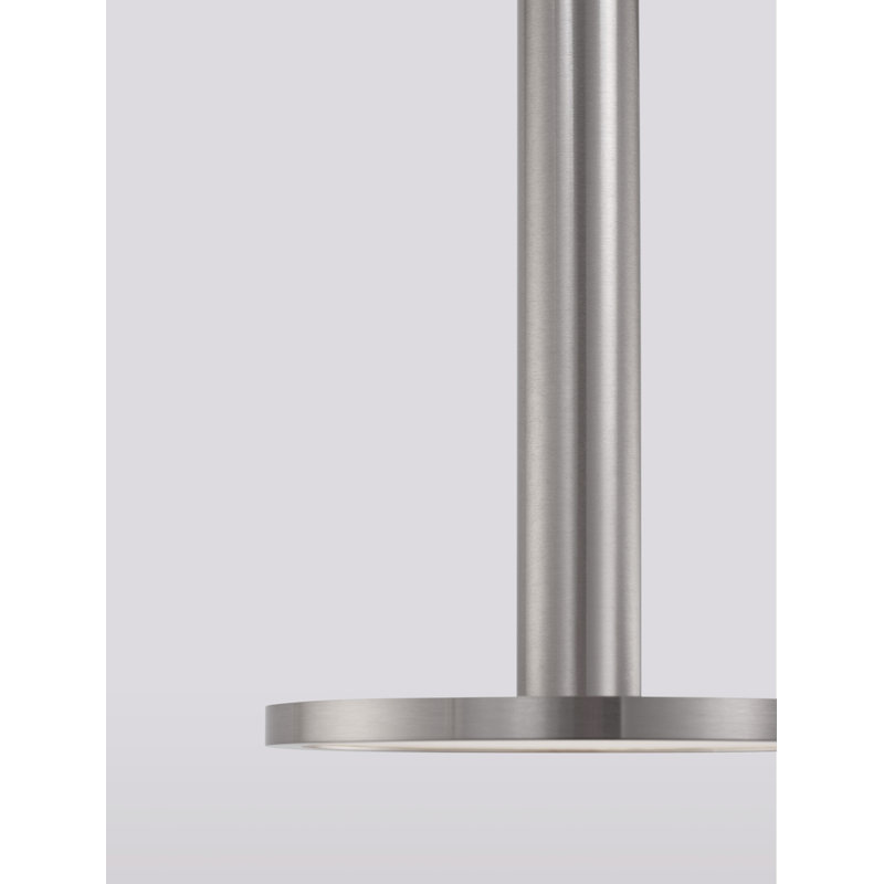 1 - Light Nickel LED Cylinder Pendant