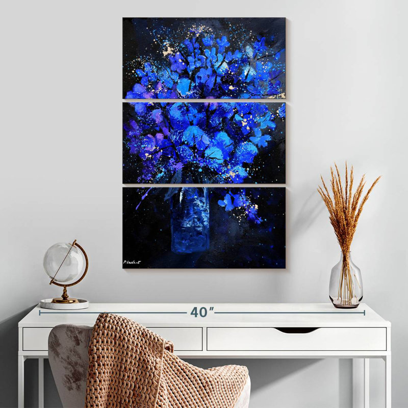 Avery Blue Still Life, 32" H x 20" W