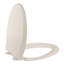 Sièges de toilette allongés, siège de toilette extra long de 19 po, siège en PP sécuritaire et durable, charnières à fermeture silencieuse, installation et démontage faciles avec la quincaillerie