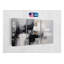Reproduction d'art abstrait sur toile à 3 panneaux - triptyque moderne noir blanc gris, grand décor industriel, art contemporain minimaliste, reproduction de peinture-2089591449-2089591445