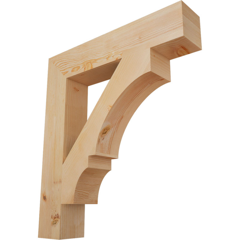 Support de bloc Balboa, Sapin de Douglas lisse, L 5 1/2 po x P 32 po x H 36 po