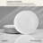 Fitz And Floyd Everyday White Organic Appetizer Plates, Set Of 6