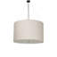 48" Wide Cilindro Natural Textrene Pendant