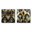 Conner - Ensemble de 2 collages carrés à formes abstraites-101851126-101851120