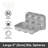6 Large Balls Ice Tray - Gray