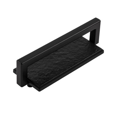 Bijou Ember Collection Handle Pull - 3" Center to Center Cabinet Pull Matte Black - Contemporary Hardware for Drawers & Cabinets