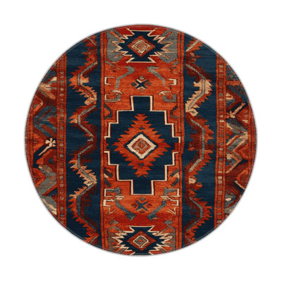 Turkish Brown Indoor and Outdoor Area Rug