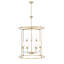 Lustre 9 lumières en laiton frotté Ain-1669205127