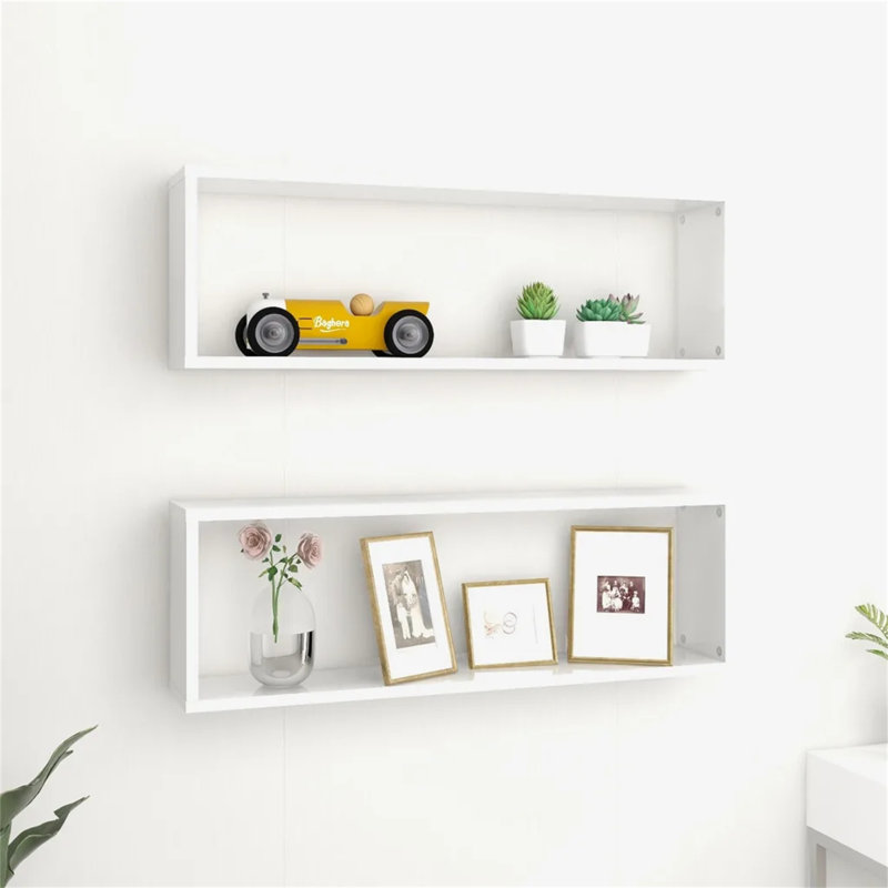 Glennora 2 Piece Cubby Shelf