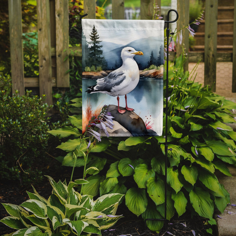 Drapeau de jardin Surfbird Bird, Goéland argenté