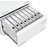 Metal 3 Drawer Widened Filing Cabinet In White, Lock For Organized And Efficient Office File Storage Cabinet, Drawers With-958816245