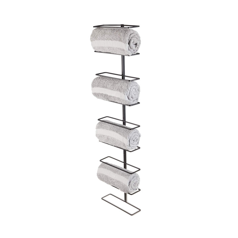 True Align Wall-Mounted Wine Rack, Black Wrought Iron, Minimalist Modern Wine Display, Alcohol Storage Solution, Holds Nine Standard Wine Bottles
