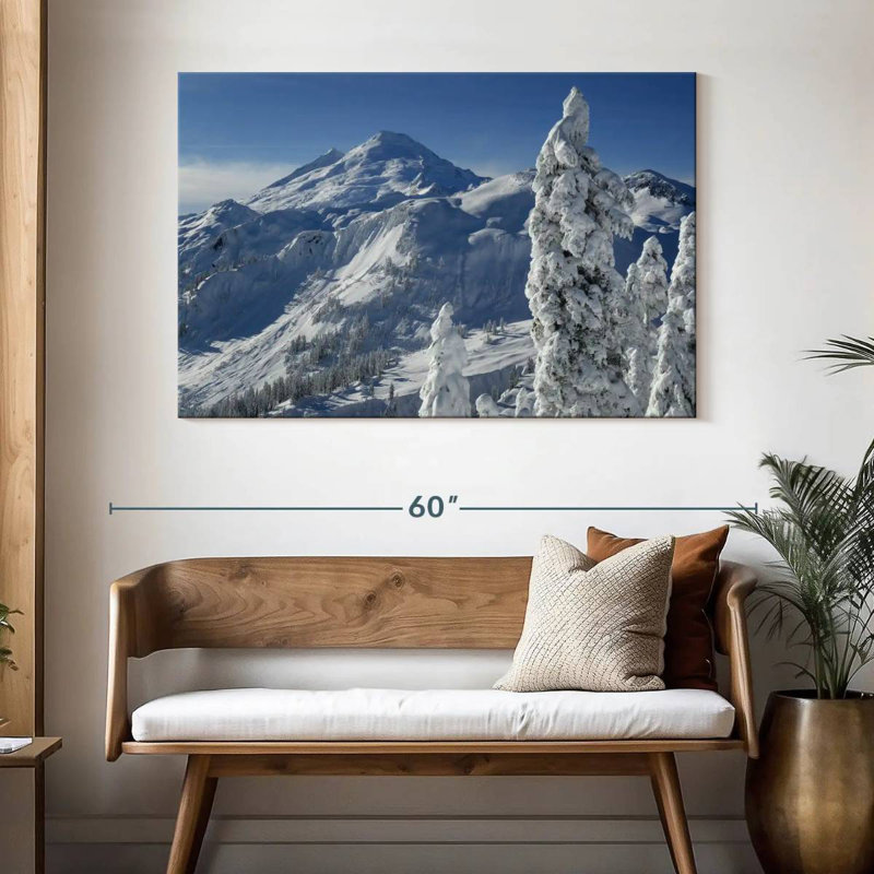 Alvord Snowy Mount Baker, H 32 po x l 48 po