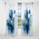 Karlov - Abstract Geometric Room Darkening Curtain - 1 Panels