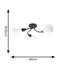 Colgin Glass Semi Flush Mount-8977676-8977679