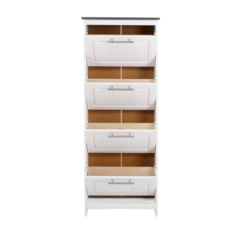 12 Pair Solid Wood Accent, White