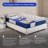12" Twin Size Hybrid Mattress Medium Plush Cooling Gel Memory Foam CertiPUR US Certified-157065028-159074369