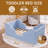 Toddler Cloud Bed (2-7y) - Removable Guardrail Velvet Bed -330095980