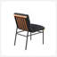 Ensemble de 2 chaises de salle à manger Lahni Black Boucle-1565086705