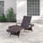 Billur Outdoor Wicker Chaise Lounge with Table-1648367594