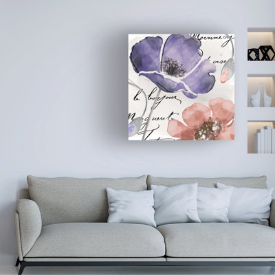 Art sur toile «Bachelor», Fleurs de France III